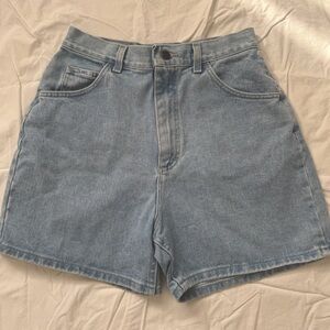 Vintage Lee jean denim a-line shorts Y2K size 12 M